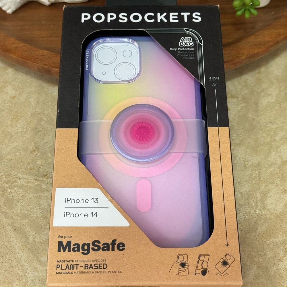 Popsocket Aura MagSafe 13 14 iPhone Phone Case